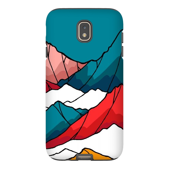 Galaxy J7 StrongFit The coloured mountains by Steve Wade (Swade)