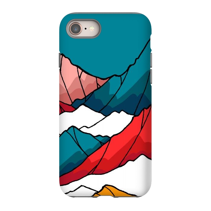 iPhone SE StrongFit The coloured mountains by Steve Wade (Swade)