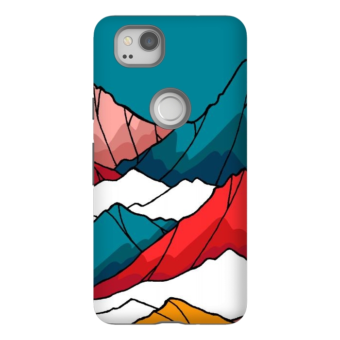 Pixel 2 StrongFit The coloured mountains by Steve Wade (Swade)