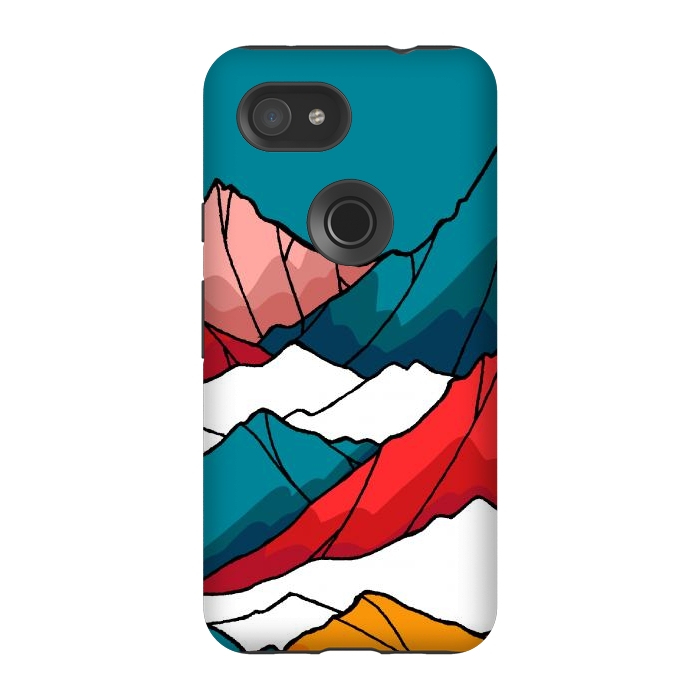 Pixel 3A StrongFit The coloured mountains by Steve Wade (Swade)