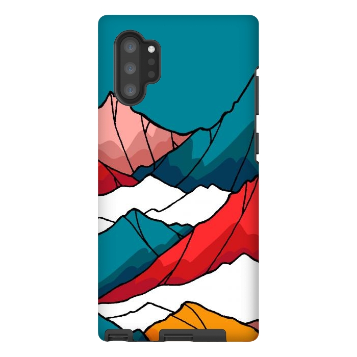 Galaxy Note 10 plus StrongFit The coloured mountains by Steve Wade (Swade)