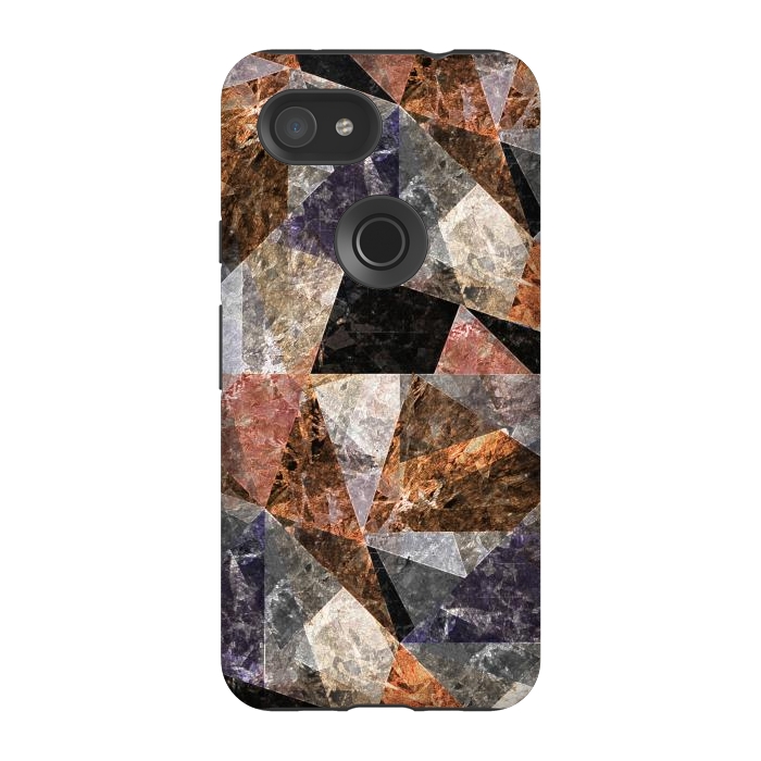 Pixel 3A StrongFit Marble Texture G428 by Medusa GraphicArt