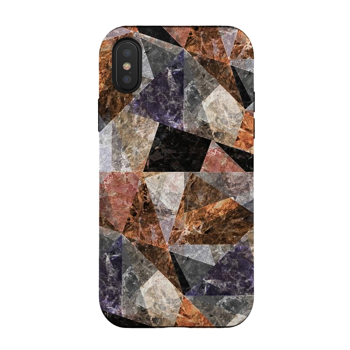 iPhone Xs / X StrongFit Marble Texture G428 by Medusa GraphicArt