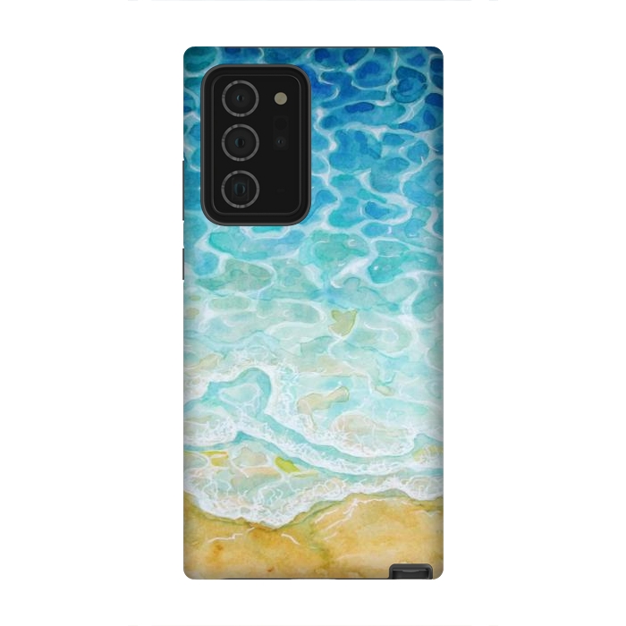 Galaxy Note 20 Ultra StrongFit Watercolor Sea G564 by Medusa GraphicArt