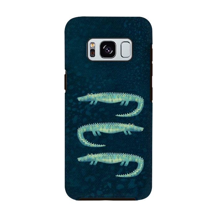 Galaxy S8 StrongFit Alligator - or maybe Crocodile by Nic Squirrell