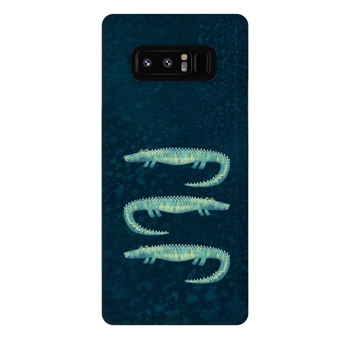 Galaxy Note 8 StrongFit Alligator - or maybe Crocodile by Nic Squirrell