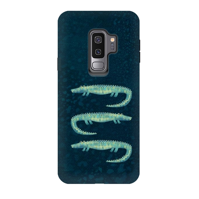 Galaxy S9 plus StrongFit Alligator - or maybe Crocodile by Nic Squirrell