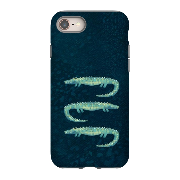 iPhone 8 StrongFit Alligator - or maybe Crocodile by Nic Squirrell