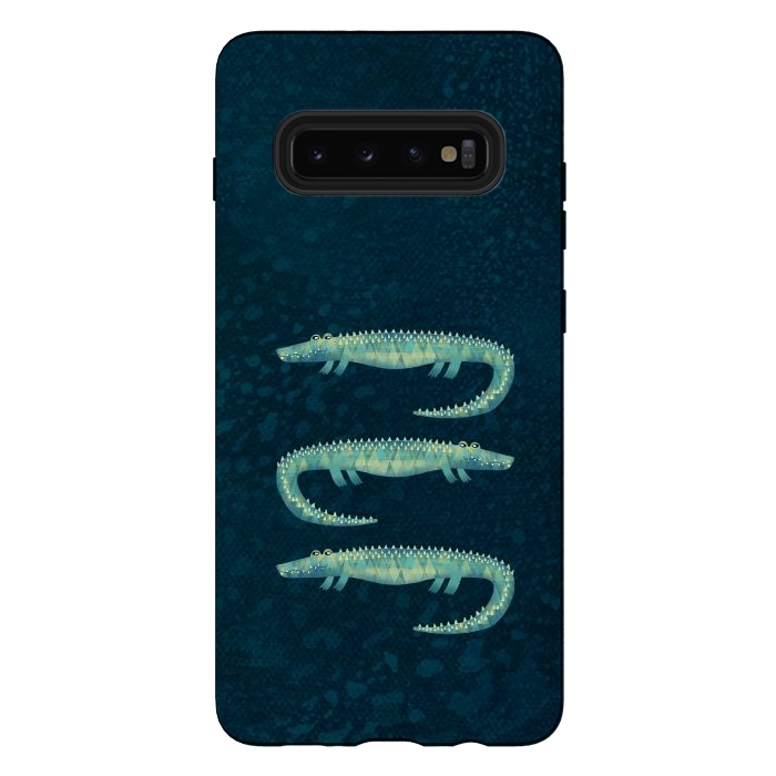 Galaxy S10 plus StrongFit Alligator - or maybe Crocodile by Nic Squirrell