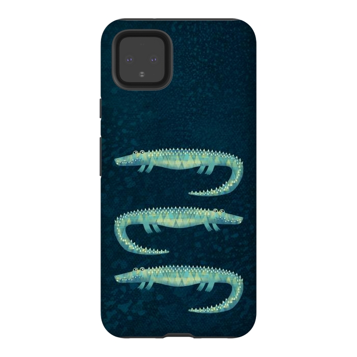 Pixel 4XL StrongFit Alligator - or maybe Crocodile by Nic Squirrell