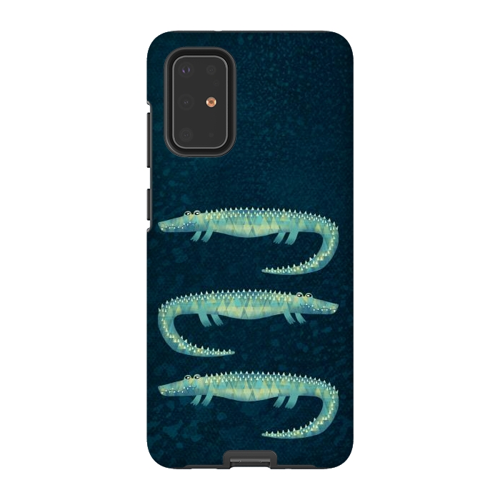 Galaxy S20 Plus StrongFit Alligator - or maybe Crocodile by Nic Squirrell
