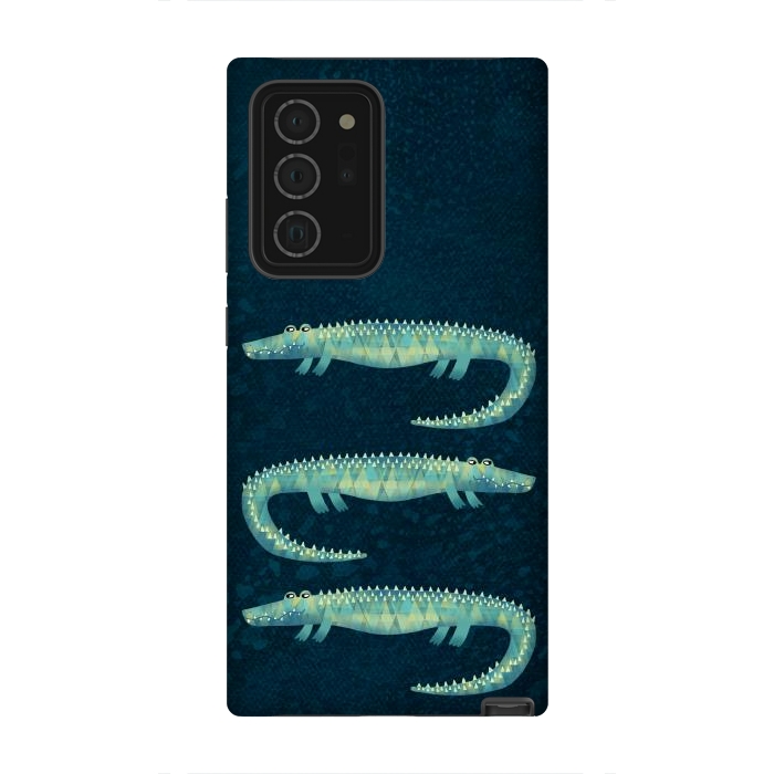 Galaxy Note 20 Ultra StrongFit Alligator - or maybe Crocodile by Nic Squirrell