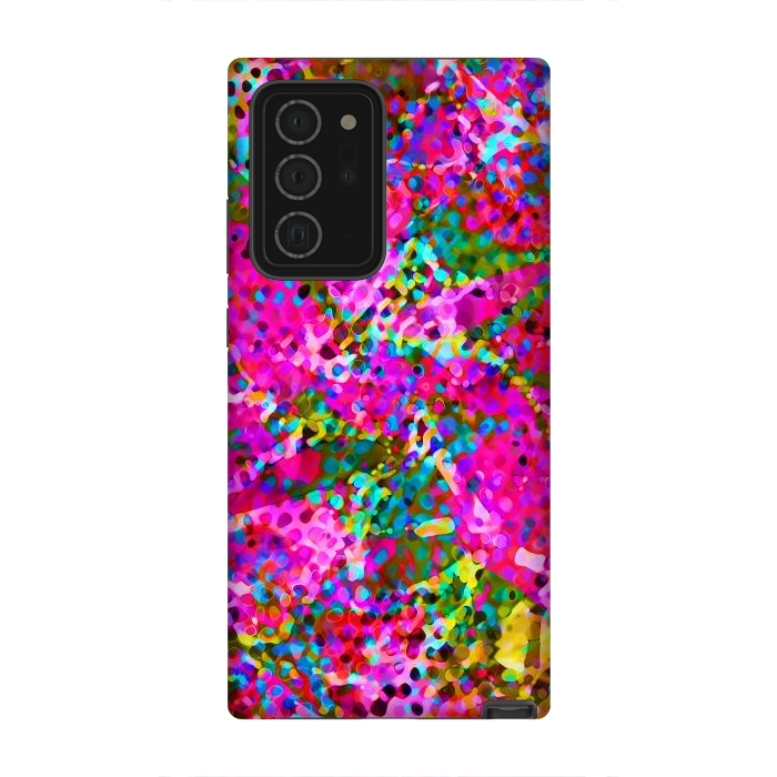 Galaxy Note 20 Ultra StrongFit Floral Abstract Stained Glass G548 by Medusa GraphicArt