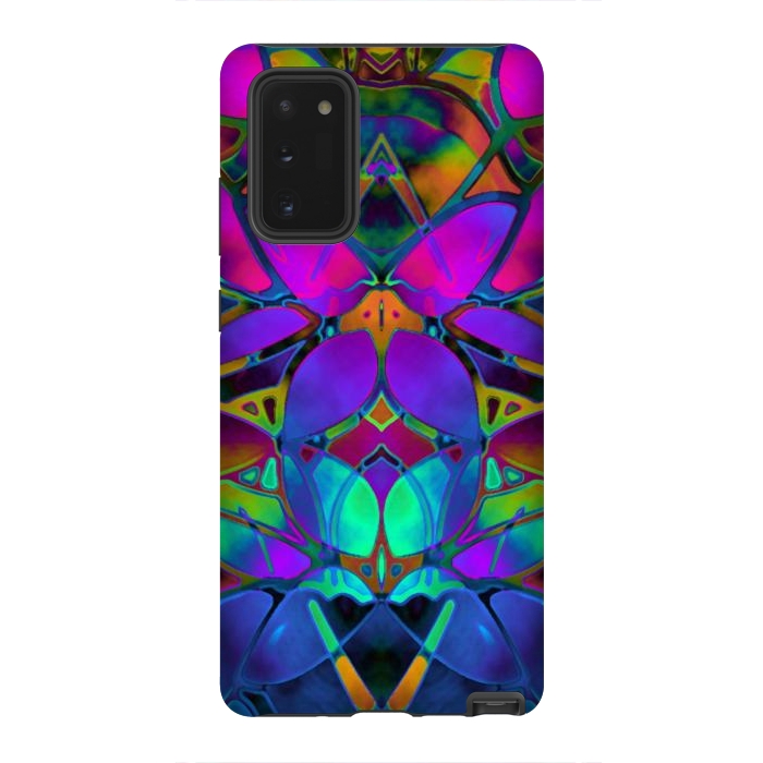 Galaxy Note 20 StrongFit Floral Fractal Art G308 by Medusa GraphicArt