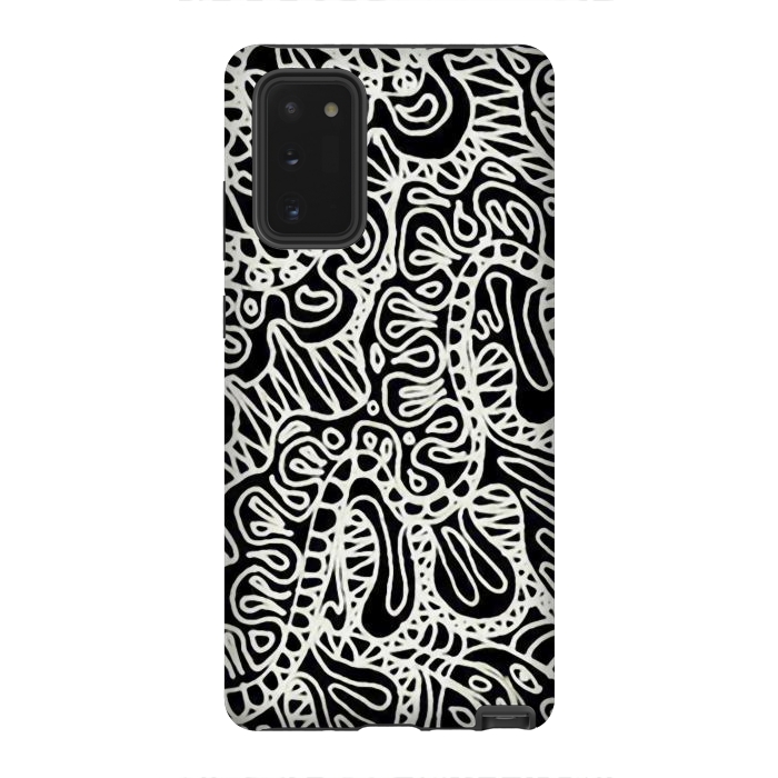 Galaxy Note 20 StrongFit Doodle Ethnic Style G361 by Medusa GraphicArt