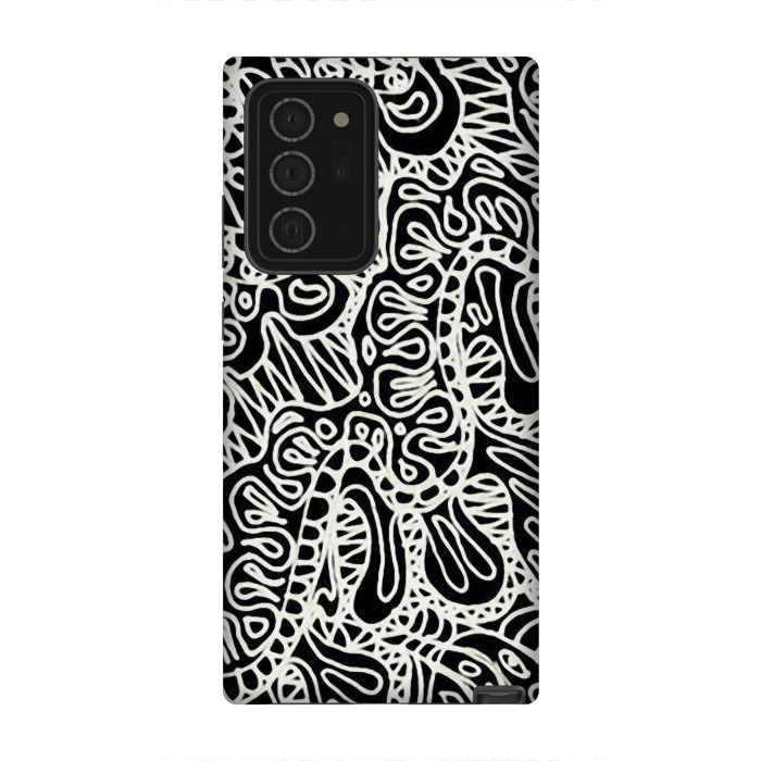 Galaxy Note 20 Ultra StrongFit Doodle Ethnic Style G361 by Medusa GraphicArt