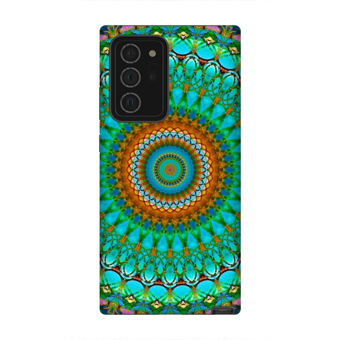 Galaxy Note 20 Ultra StrongFit Geometric Mandala G388  by Medusa GraphicArt