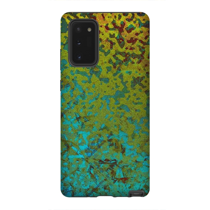 Galaxy Note 20 StrongFit Colorful Corroded Background G292 by Medusa GraphicArt