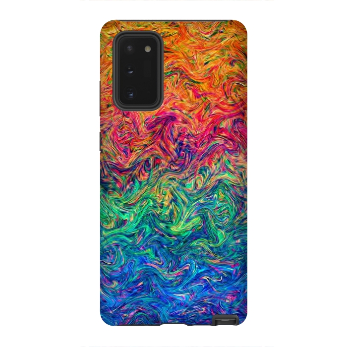 Galaxy Note 20 StrongFit Fluid Colors G249 by Medusa GraphicArt