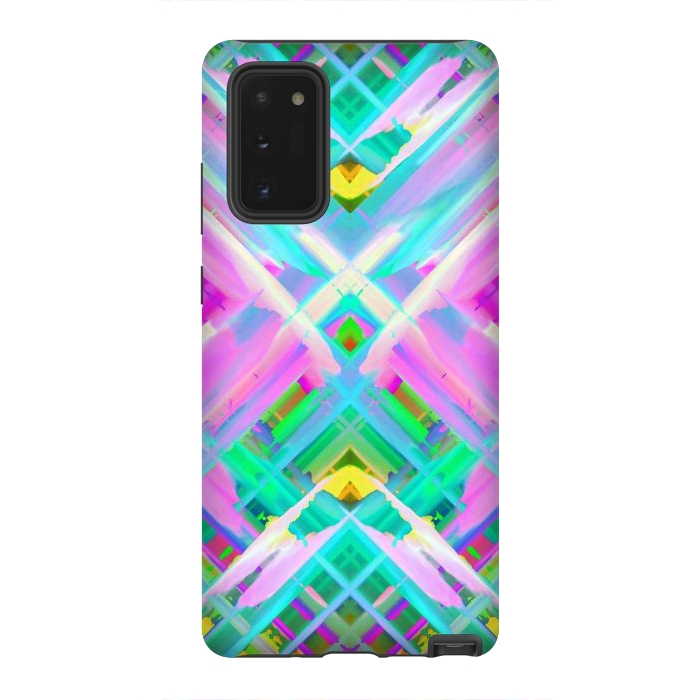 Galaxy Note 20 StrongFit Colorful digital art splashing G473 by Medusa GraphicArt