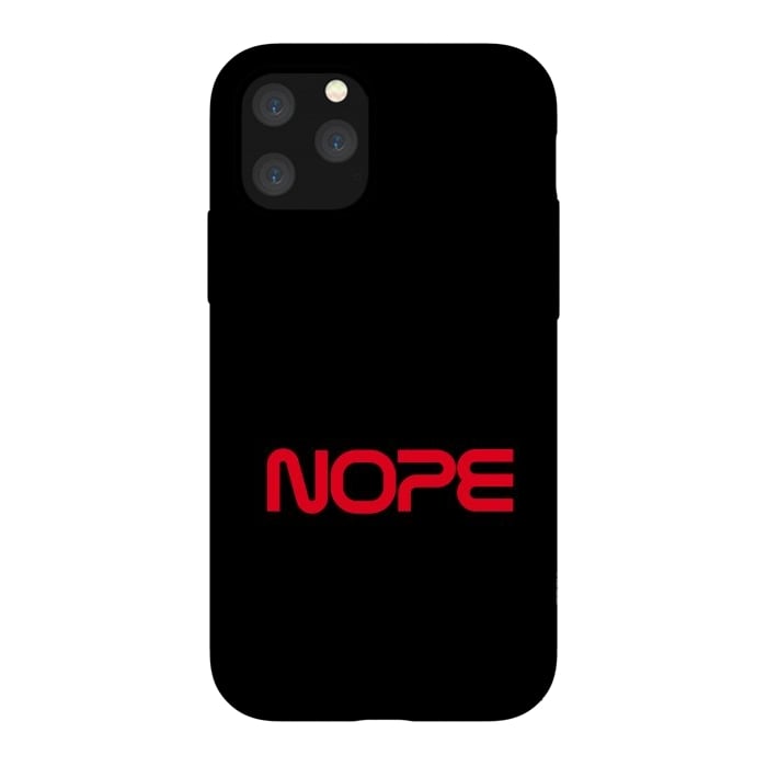 iPhone 11 Pro StrongFit Nope Nasa Logo Red by Vó Maria