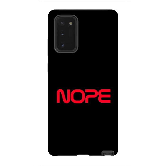 Galaxy Note 20 StrongFit Nope Nasa Logo Red by Vó Maria