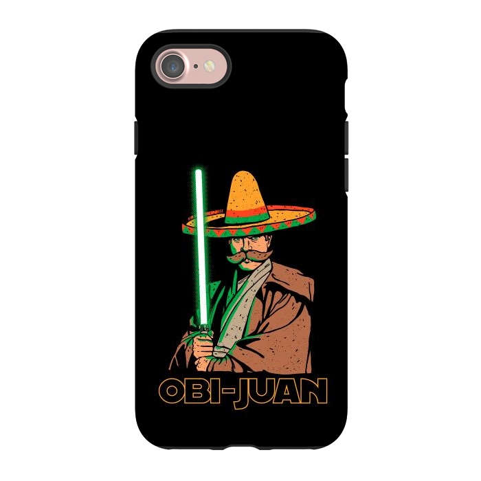iPhone 7 StrongFit Obi Juan Funny Mexican Sombrero Cinco de Mayo by Vó Maria