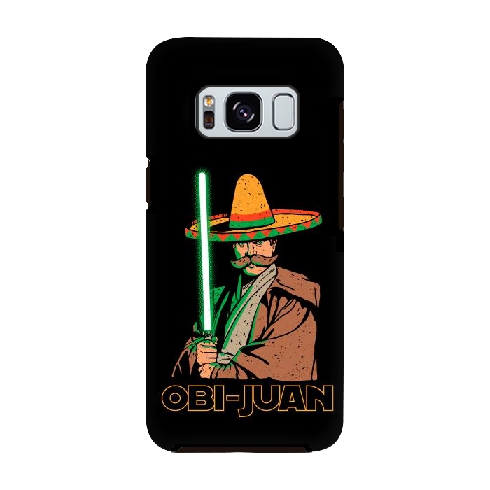 Galaxy S8 StrongFit Obi Juan Funny Mexican Sombrero Cinco de Mayo by Vó Maria