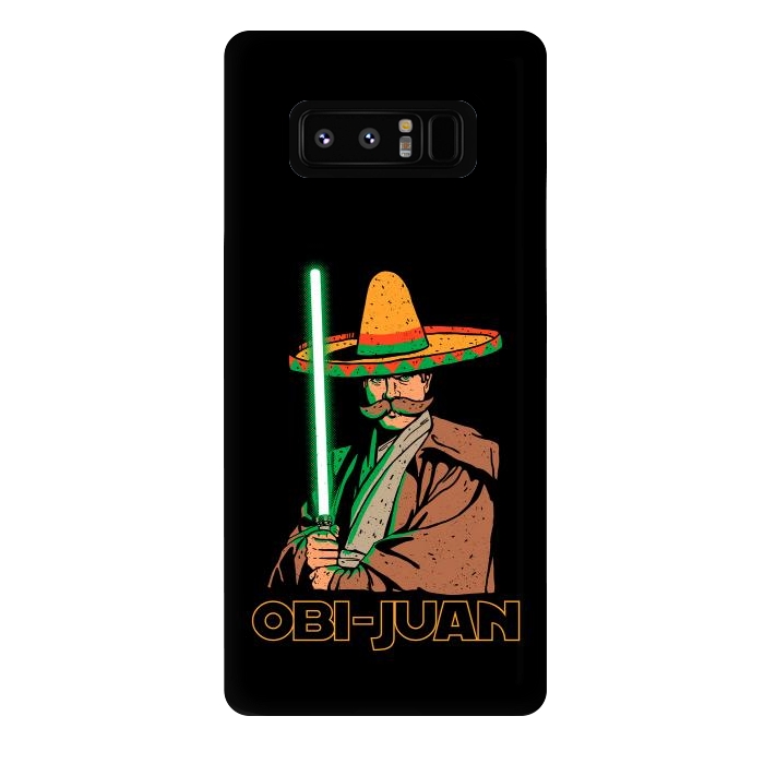 Galaxy Note 8 StrongFit Obi Juan Funny Mexican Sombrero Cinco de Mayo by Vó Maria