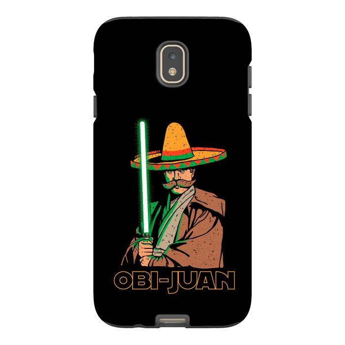 Galaxy J7 StrongFit Obi Juan Funny Mexican Sombrero Cinco de Mayo by Vó Maria