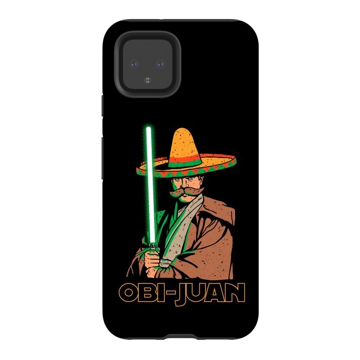 Pixel 4 StrongFit Obi Juan Funny Mexican Sombrero Cinco de Mayo by Vó Maria