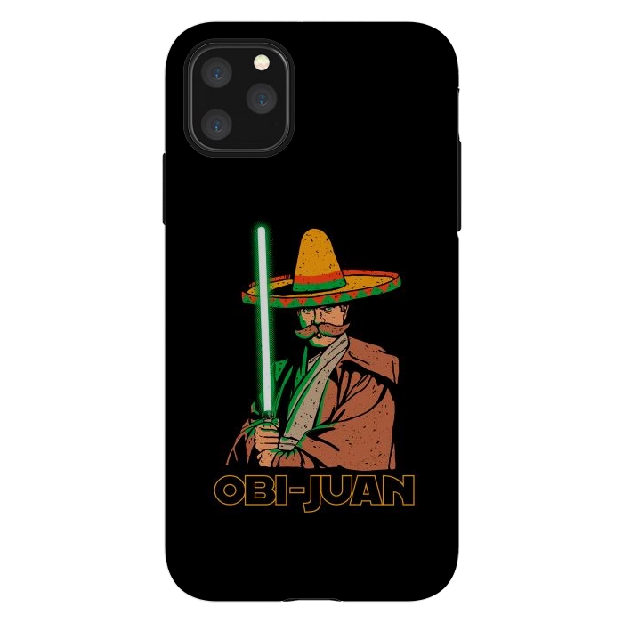 iPhone 11 Pro Max StrongFit Obi Juan Funny Mexican Sombrero Cinco de Mayo by Vó Maria