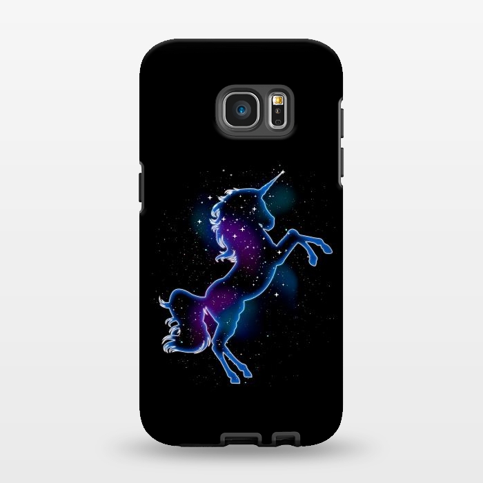 Galaxy S7 EDGE StrongFit Unicorn Stars  by Vó Maria