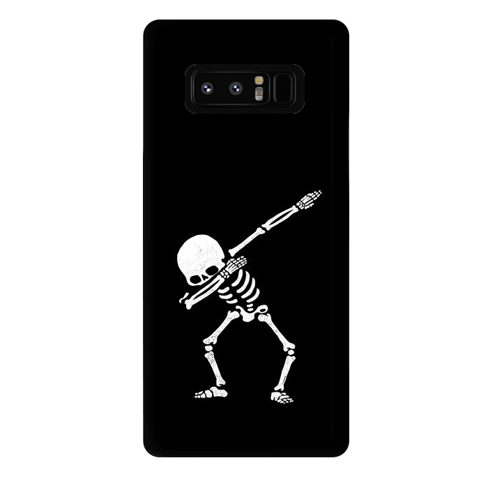 Galaxy Note 8 StrongFit Dabbing Skeleton Dab Pose Hip Hop Skull by Vó Maria