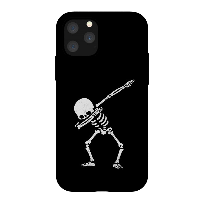 iPhone 11 Pro StrongFit Dabbing Skeleton Dab Pose Hip Hop Skull by Vó Maria