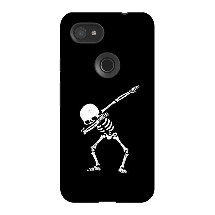 Pixel 3AXL StrongFit Dabbing Skeleton Dab Pose Hip Hop Skull by Vó Maria