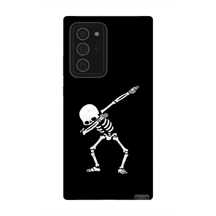 Galaxy Note 20 Ultra StrongFit Dabbing Skeleton Dab Pose Hip Hop Skull by Vó Maria