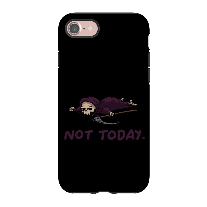 iPhone 7 StrongFit Not Today Death Tired Reaper by Vó Maria