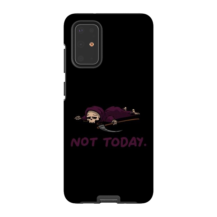Galaxy S20 Plus StrongFit Not Today Death Tired Reaper by Vó Maria