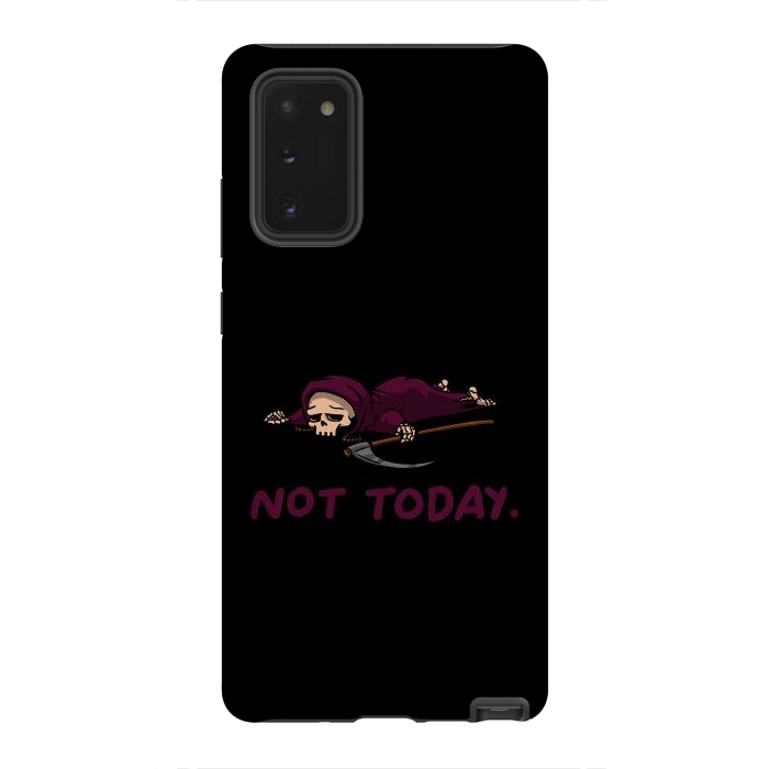 Galaxy Note 20 StrongFit Not Today Death Tired Reaper by Vó Maria