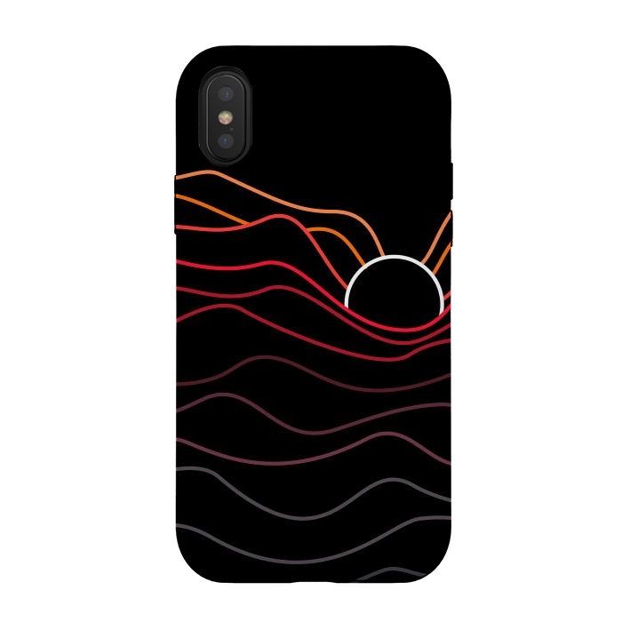 iPhone Xs / X StrongFit Sunset by Vó Maria