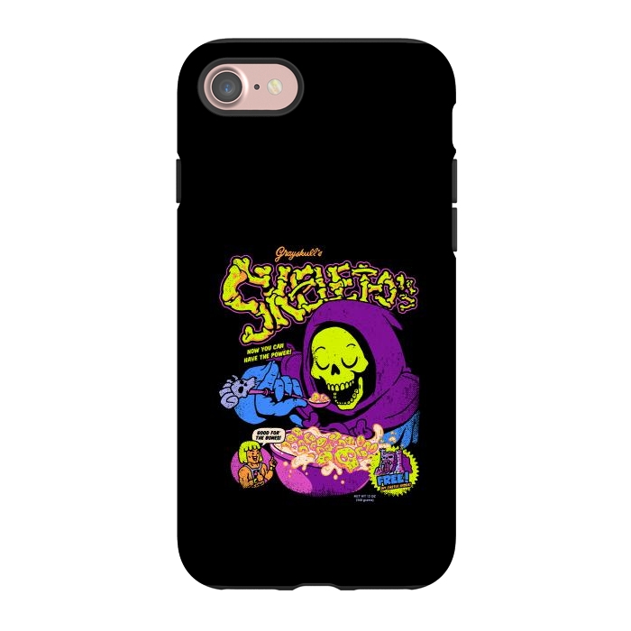 iPhone 7 StrongFit Skelet-O's - Grayskull Cereal by Vó Maria