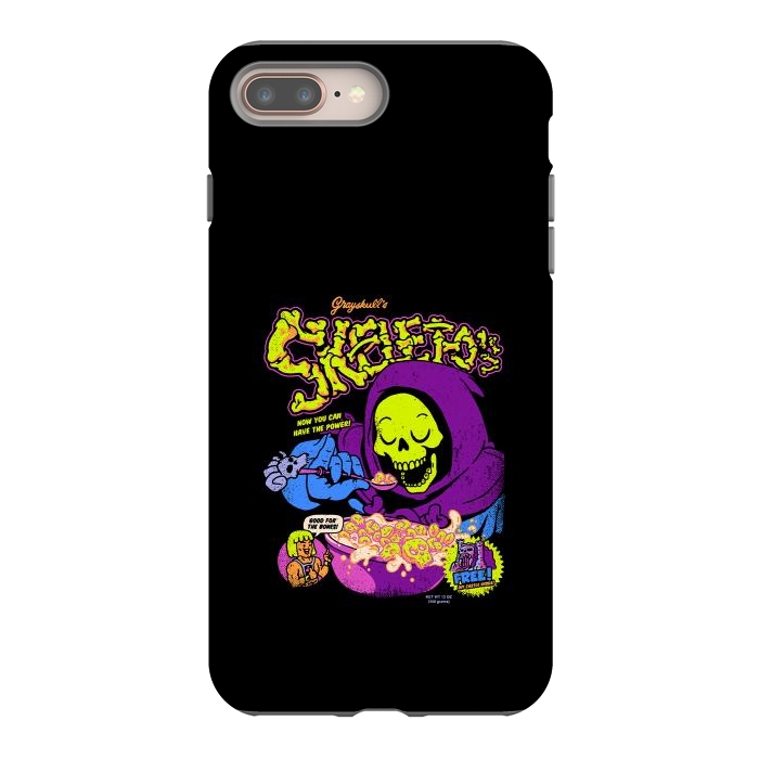 iPhone 7 plus StrongFit Skelet-O's - Grayskull Cereal by Vó Maria