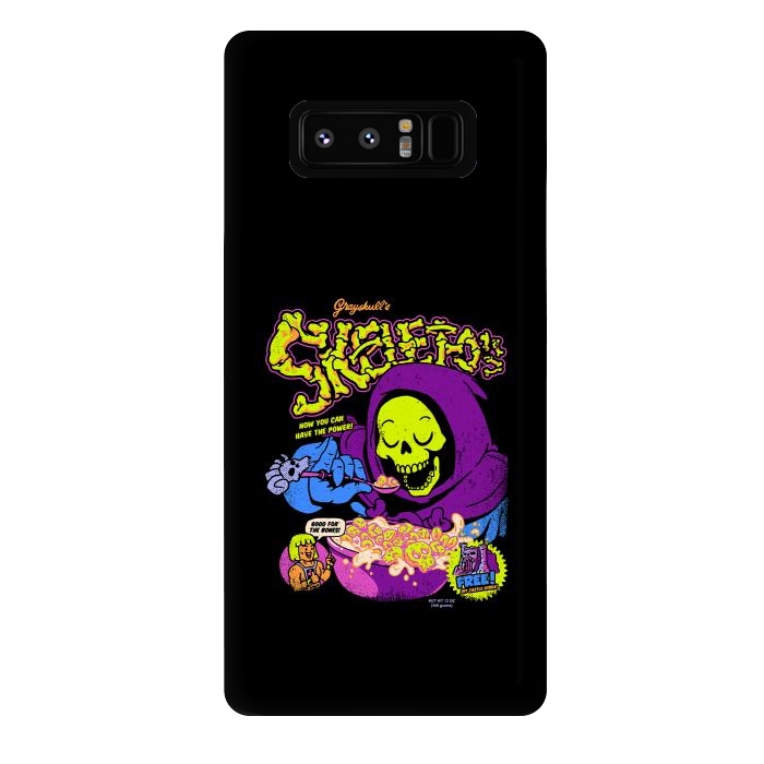 Galaxy Note 8 StrongFit Skelet-O's - Grayskull Cereal by Vó Maria