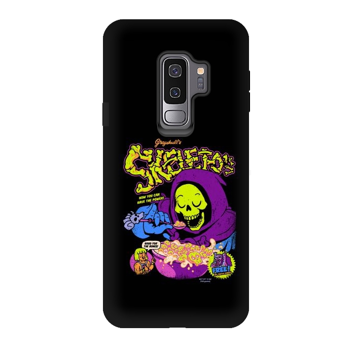 Galaxy S9 plus StrongFit Skelet-O's - Grayskull Cereal by Vó Maria
