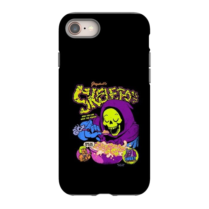 iPhone 8 StrongFit Skelet-O's - Grayskull Cereal by Vó Maria