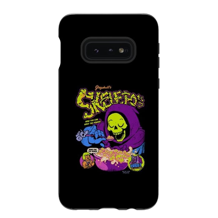 Galaxy S10e StrongFit Skelet-O's - Grayskull Cereal by Vó Maria