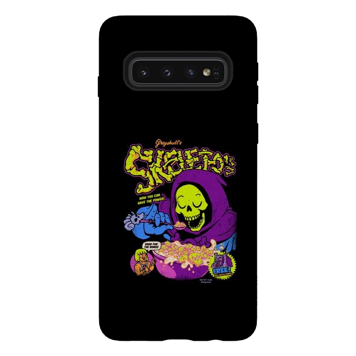 Galaxy S10 StrongFit Skelet-O's - Grayskull Cereal by Vó Maria