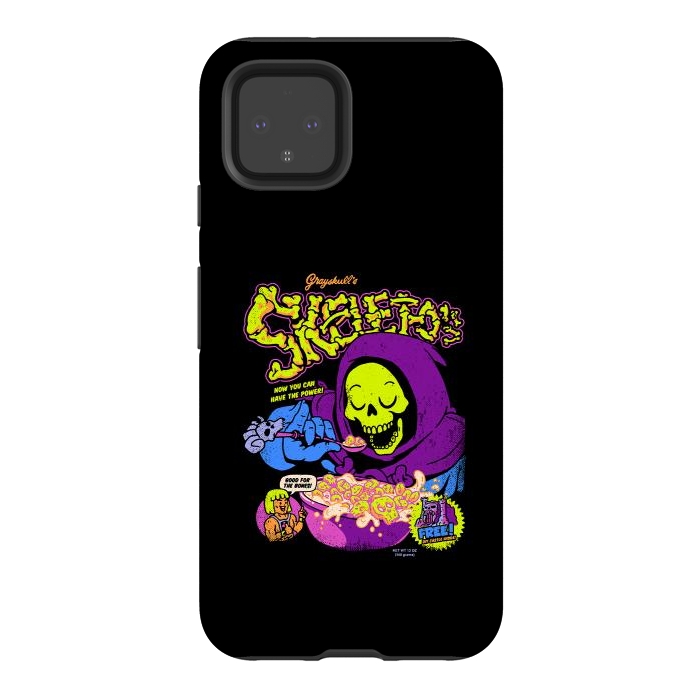 Pixel 4 StrongFit Skelet-O's - Grayskull Cereal by Vó Maria
