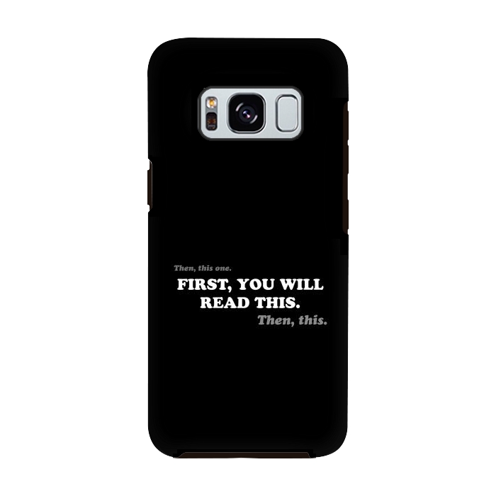 Galaxy S8 StrongFit Don't Read - Funny Book Lover by Vó Maria